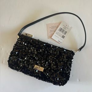Kate Spade - Kiki Sequin Convertible Shoulder Bag and Wristlet
